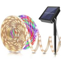 3.7V 30leds/M Solar Strip Light, fita solar IP67 impermeável da fita do diodo emissor de luz para etapas
