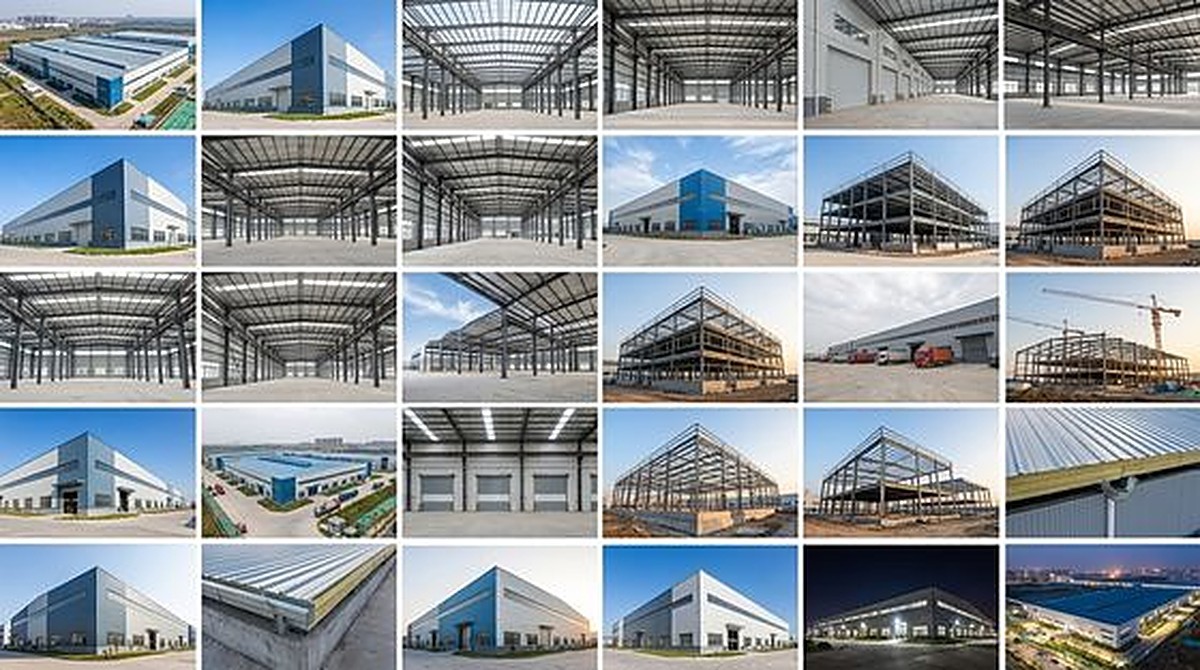 Industrial Metal Workshop Buildings Weather Resistant Metal Fabrication Buildings Customizable