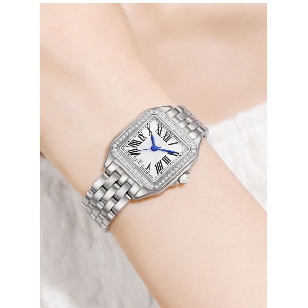 L'Onde Carrée: Women's Luxury Square Quartz Watch