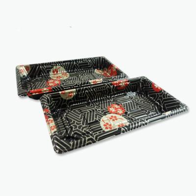 Sushi descartável plástico Tray With Anti Fog Lid do OEM picosegundo