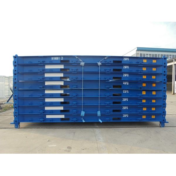 20ft Heavy-Duty Steel Floor Shipping Container Platform for Maximum Payload 45000kg and 30 cbm Capacity