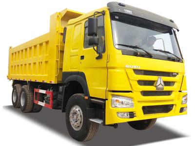 371HP amarelo usou o Euro resistente 2 do descarregador dos caminhões basculantes 3000kg