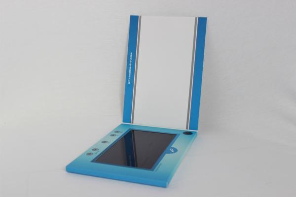 7 inch 8 GB Video Booklet For Gift / Fair Display , ON / OFF Button Switch