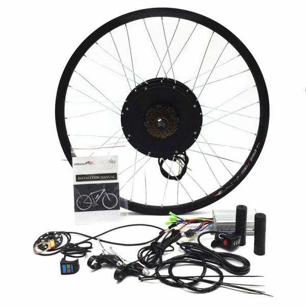 Portable Electric Bike Kit 48v 1000W With Thumb Throttle / Twist Throttle