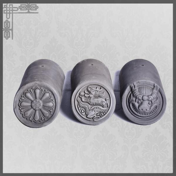 Antique Asian Style Chinese Clay Roof Tiles Eaves Ceramic Roof Tiles