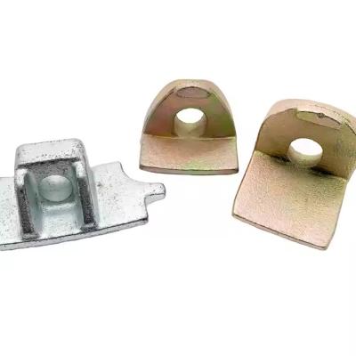 Steel 13mm Wheel Truck Lock Clamp Silvery Yellow For Replace