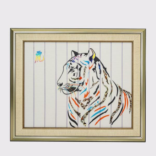 Snag Free Tiger Chinese Zodiac Art , Durable Diy Paintings For Home Decor