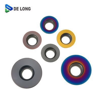 Inserto CNC de carburo de tungsteno RDKW10T3 de 10 mm para acero y acero inoxidable