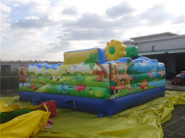 Mini Inflatable Amusement Park / Inflatable Castle with Full Digital Printing