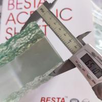Claridade óptica Folhas de acrílico fundido protegidas contra raios UV 1 mm a 200 mm Provas gratuitas Disponíveis