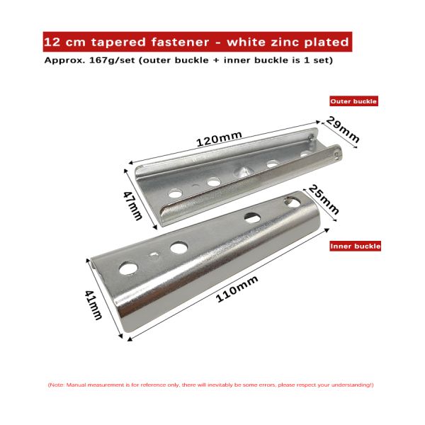 120mm Conical Furniture Connector Sofa Connector Sofa Connection Hardware Galvanized Bed Connector