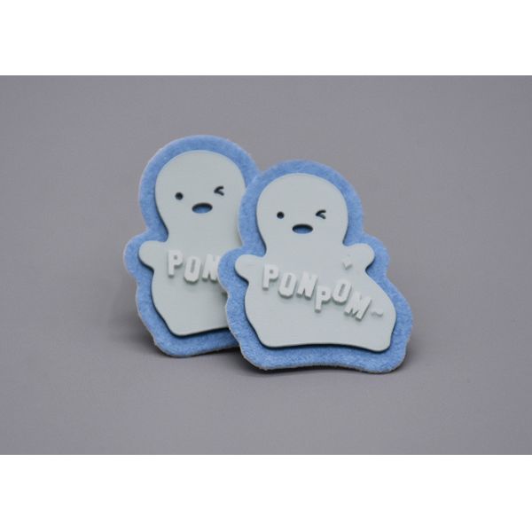 Белое Microfiber подгоняло напечатанный логотип силикона плиты ярлыка толстый для одежды