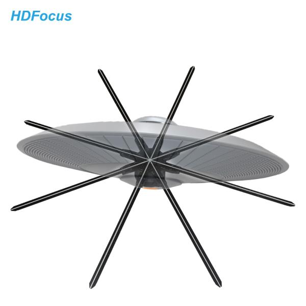 150cm Eight Blades Hologram 3d Led Fan 8 Wings Wifi 3d Holographic Display Projector
