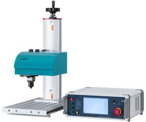Online Desktop Electric Pneumatic DOT Pin Punching Equipment
