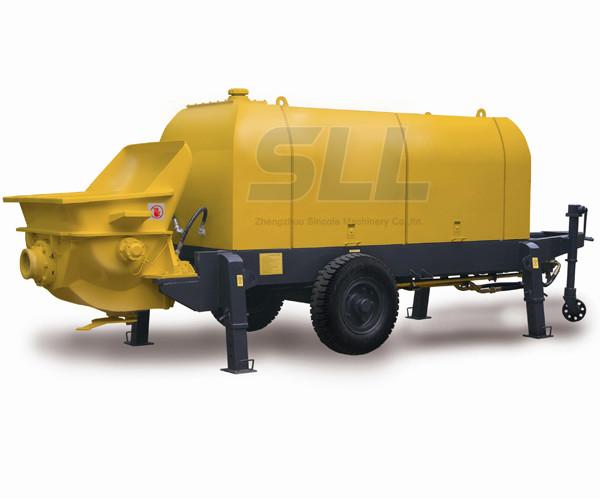 Hydraulic Secondary Constructional Portable Concrete Pump 30mm Max Aggregate Size