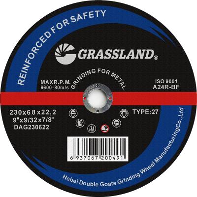 24 Grit 230 X 6.8 X 22mm Abrasive Wheel For Angle Grinder