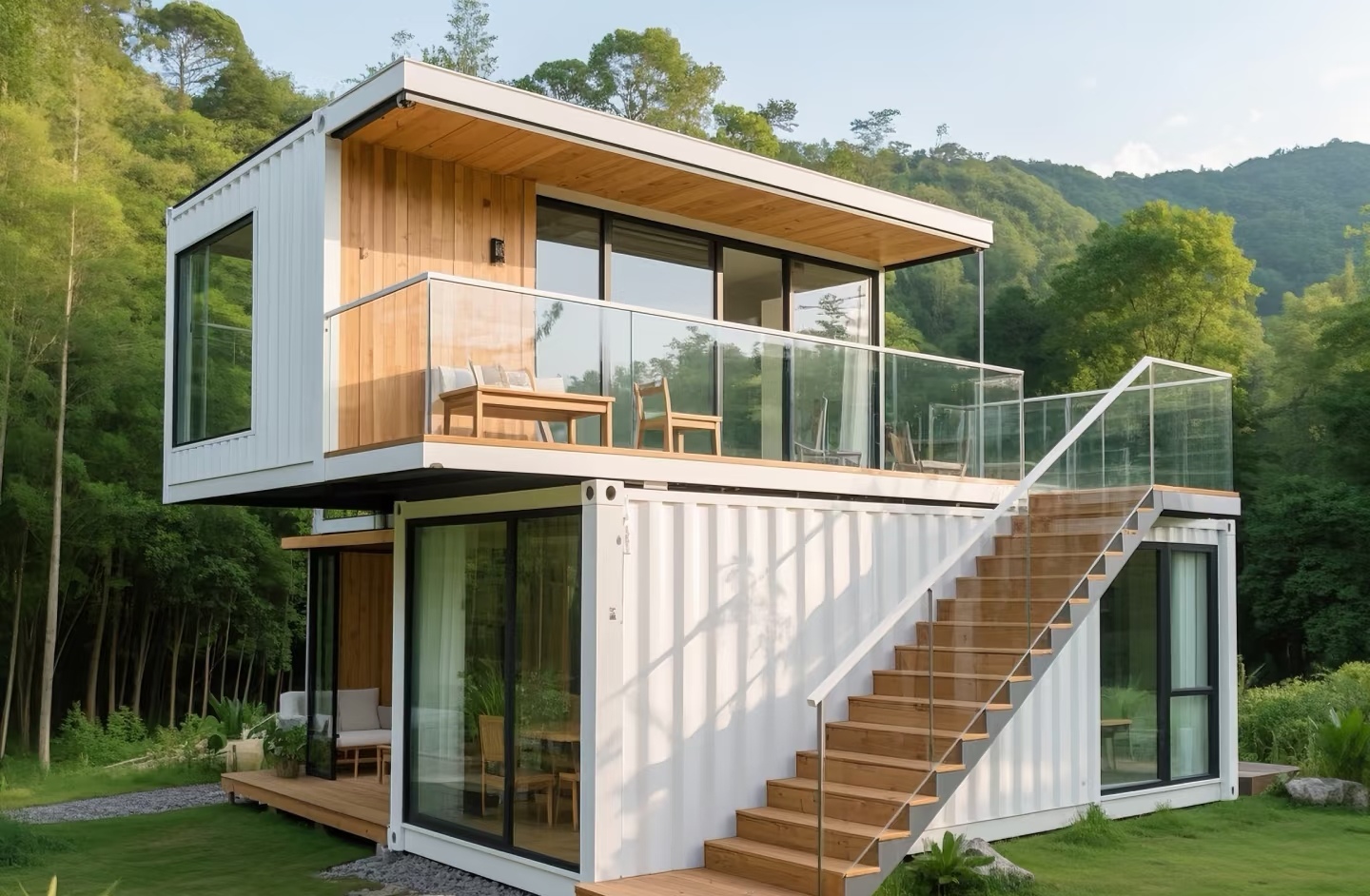 Easily Constructible Prefabricated Luxury Expandable Container Houses