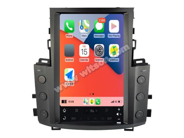 Écran Android Tesla Vertical 9.7 pour Lexus LX570 LX 570 2007-2015 Système multimédia de voiture Stéréo GPS Carplay Player