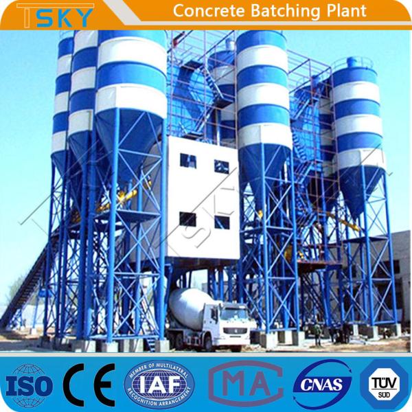 Planta de tratamento por lotes estacionária da C.A. 380V 50HZ de HZS180 2x55KW