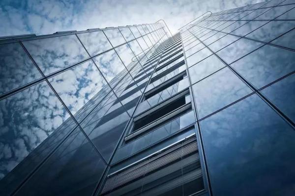 Weatherproof Metal Curtain Wall Exterior Glass Curtain Wall Class A Fire Resistant