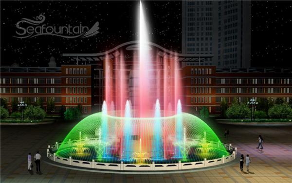RGB Underwater Light Musical Water Fountain musical signal control
