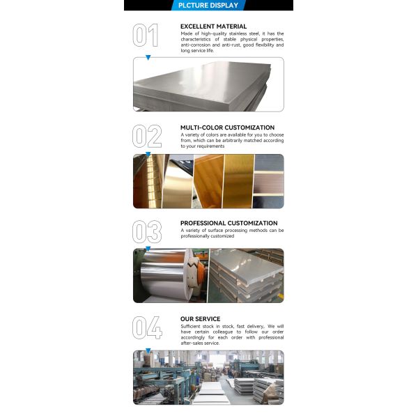 Горячекатаный лист нержавеющей стали 201 покрывает декоративный золотой БА 0.2mm 409 410 904l Ss400