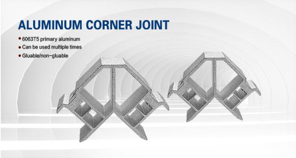 Primary Colors Aluminium Hardware Windows Screen Frame Corner Joint