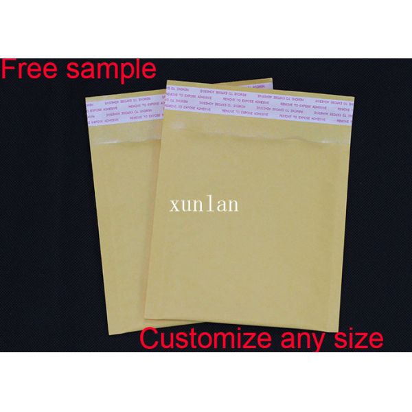 Foil Film Metallic Shipping Bubble Mailers Envelopes 2 Sealing Sides Tear Resistant