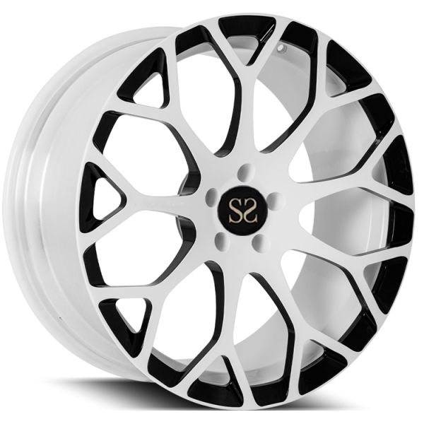 20 Inch 1- Piece Forged Weheel Rims For Audi RS7 5x112 White and Black