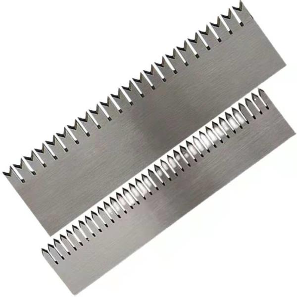 SUS440 Máquina de embalagem lâmina reta dentada dentada para abrir caixas de papelão