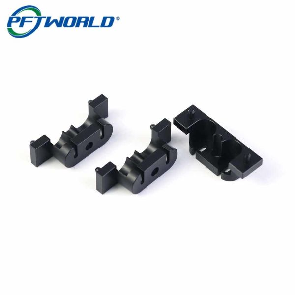CNC Machining Aluminum Precision Detachable Clamp Probe Part ±0.01mm Tolerance Black Oxide Surface Small Batch Rapid Delivery