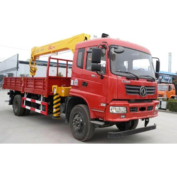 8 Ton Truck Mounted Hydraulic Crane , Truck Mounted Telescopic Crane