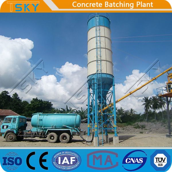 Planta concreta inmóvil comercial de HZS180 180m3/H