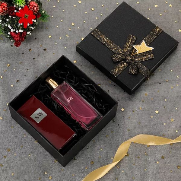 коробки Xmas картона 40*40*100mm для упаковки флакона духов