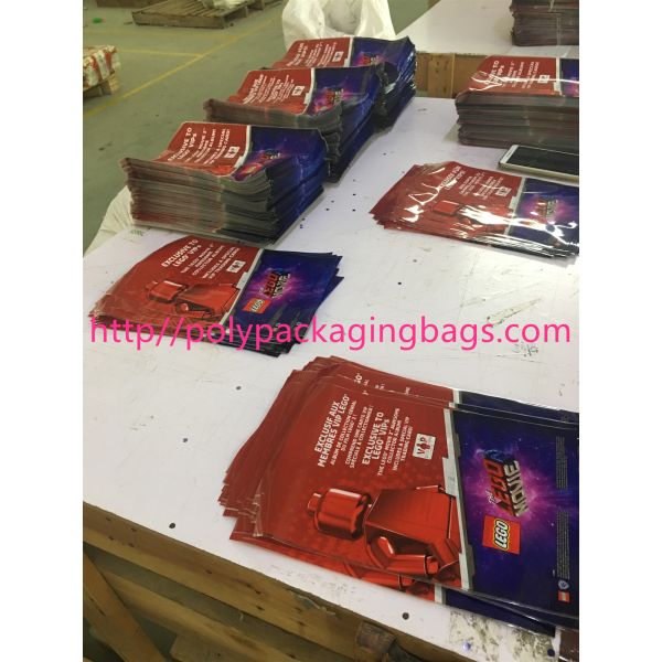 La aduana auta-adhesivo de empaquetado transparente plástica del bolso imprimió el alcance Rohs del SGS