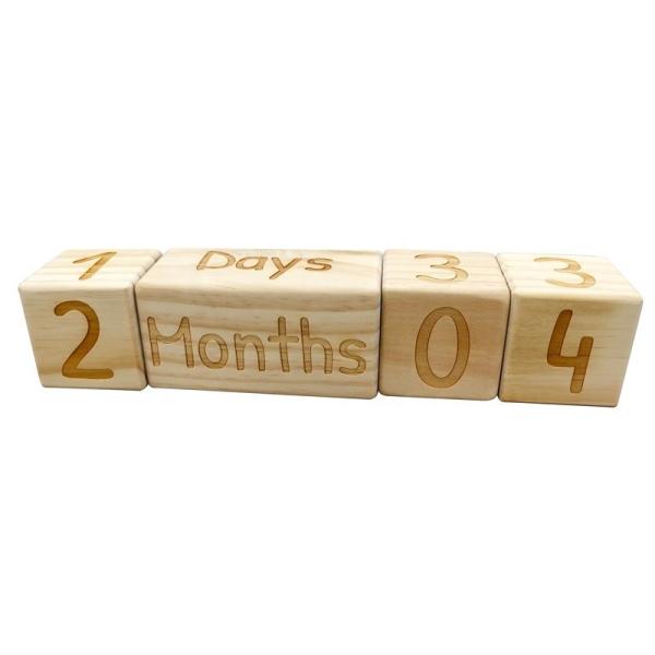 Wooden Perpetual  Calendar Block