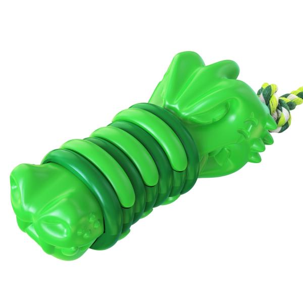 Tooth Grinding Stick Sounding Crocodile Head Dog Toy Ball For Heavy Chewers