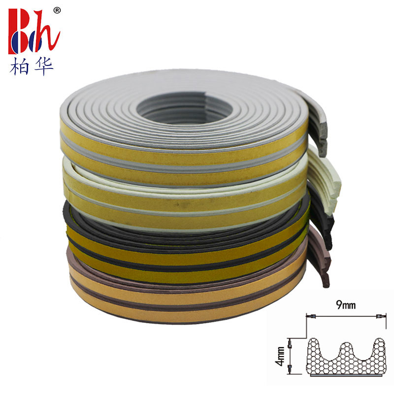 OEM e формирует уплотнение двери Epdm резиновых уплотнений EPDM резиновое 9x4mm