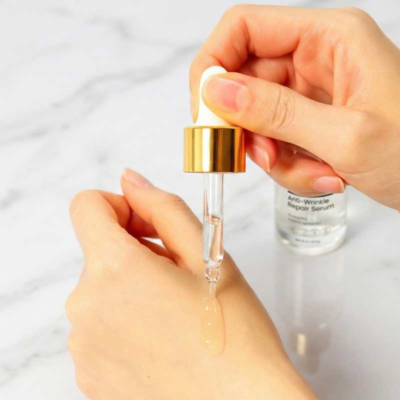 OEM ODM Anti Wrinkle Repair Essence, Containing Retinol, Collagen And Hyaluronic Acid Can Reduce Fine Lines And Tighten Skin For All Skin Types