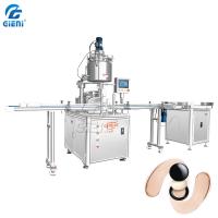 machine de remplissage cosmétique de crème du fard à paupières 14ml avec un bec