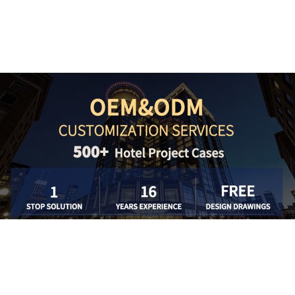 Modern Five-Star Hotel Bedroom Set Furniture Customized Hotel Project