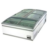Congelador de degelo automático da ilha do supermercado do equipamento de refrigeração do congelador da caixa
