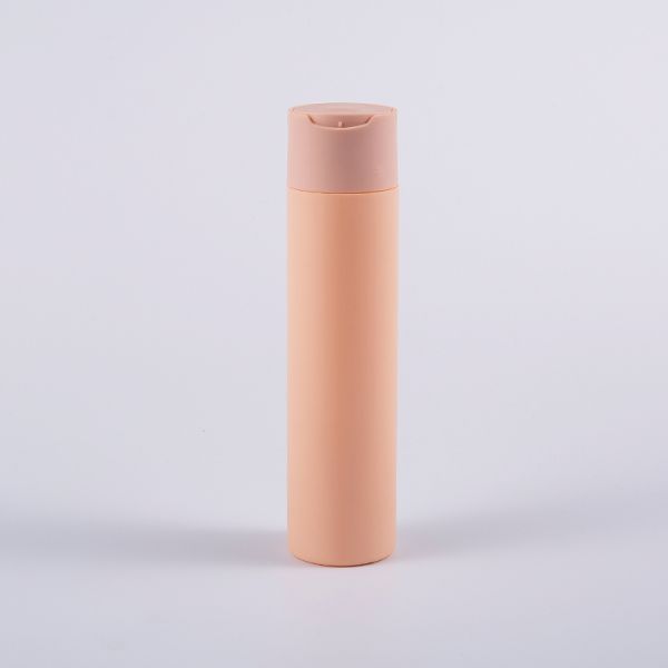Multiple Color Soft Touch Round Shape 250ml Cleansing Bottle With Disk Cap