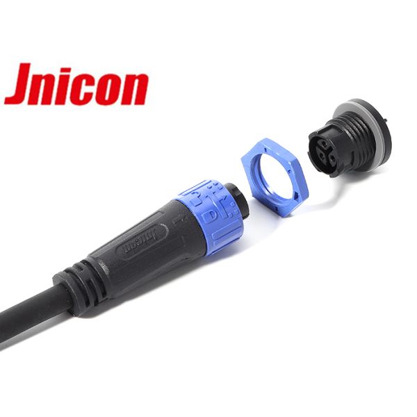 Сделайте разъем-розетку водостойким ИП67/ИП68 3 Пин мужскую для освещения СИД на открытом воздухе