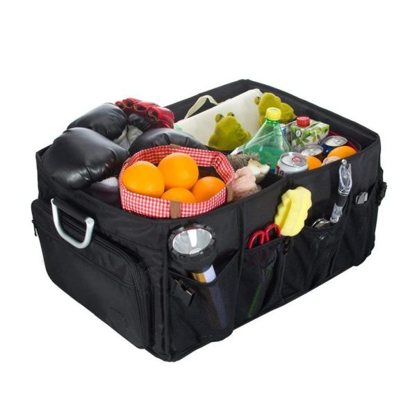 Classic Black Washable Car Trunk Organizer Modular Design For SUV