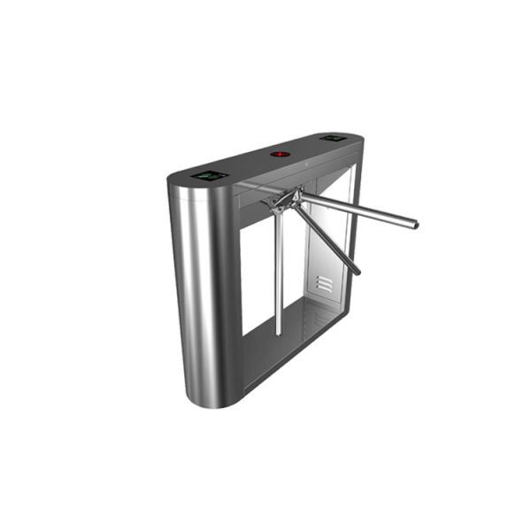 1.2mm SS304 Low Noise Operation 35persons/min Access Control Tripod Turnstile Gate