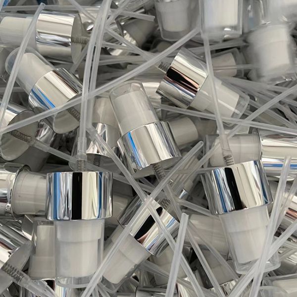 Aluminum rose gold fine mist sprayer pump 20/410 20/400