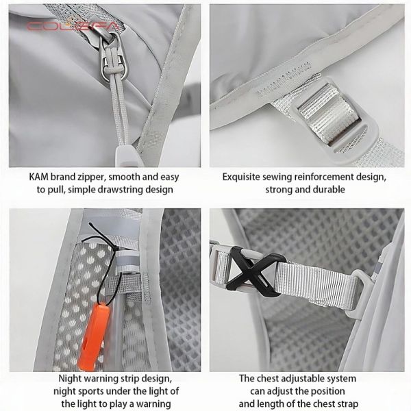 Customized Cycling Running Hiking Nylon Backpack Breathable Bicycle Trail Running Marathon Hydration Pack Sports Vest Bags with LOGO