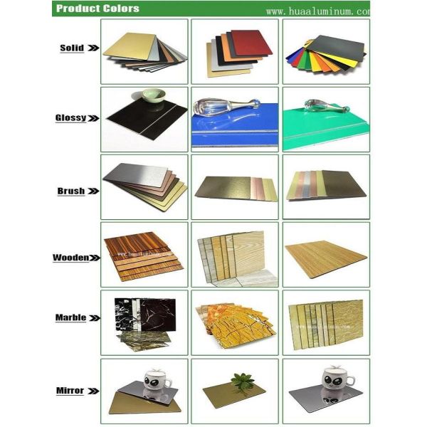 Wooden Finishing Metal Composite Material Impact Resistant Aluminum Sandwich Board