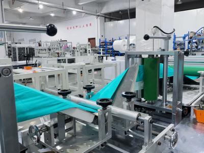 Máquina de fabricação de máscaras de tecido 3 Plys totalmente automática de vários tamanhos e formas, alterando o molde